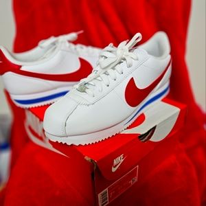 Women's Size 7 1/2 "forest gump" USA red,white and blue